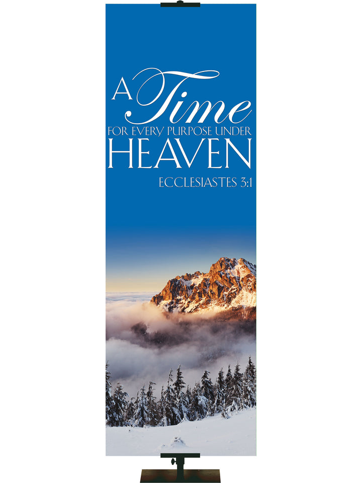 Portraits of Sacred Winter A Time for Every Purpose F - Christmas Banners - PraiseBanners