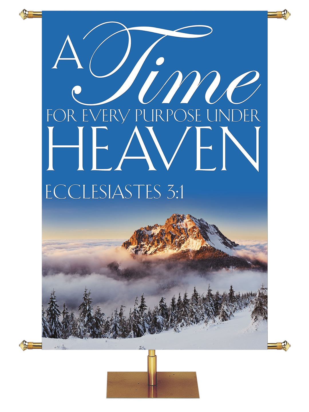 Portraits of Sacred Winter A Time for Every Purpose F - Christmas Banners - PraiseBanners