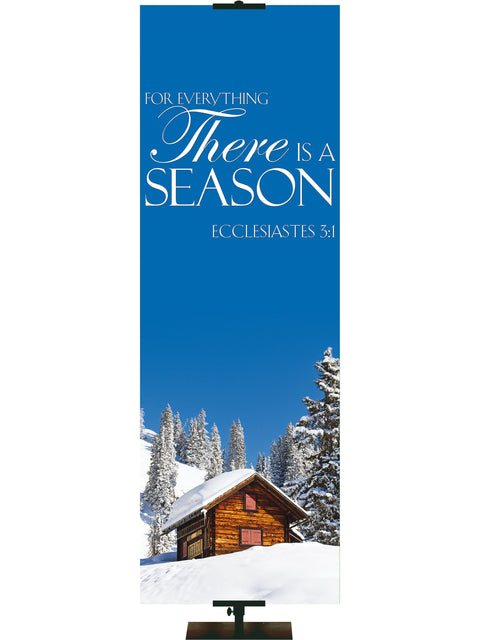 Portraits of Sacred Winter There is A Season H - Christmas Banners - PraiseBanners
