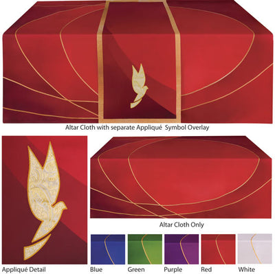 Dove Altar Frontal Cloth Overlay