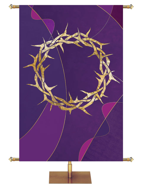 Symbols of Worship Custom Banner Cross - Custom Liturgical Banners - PraiseBanners